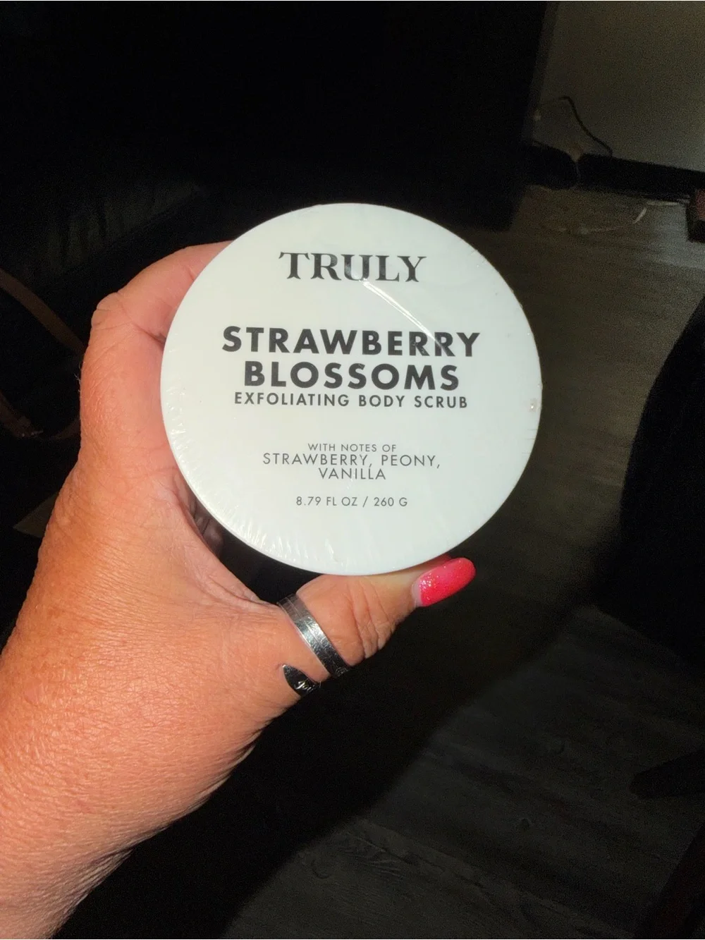 Truly Strawberry Blossoms Exfoliating Body Scrub 8.79oz MSRP $36 | NEW | SEALED